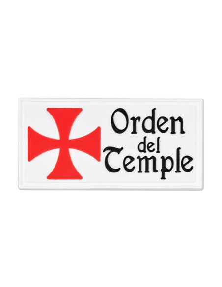 Parche Orden del Temple con velcro...