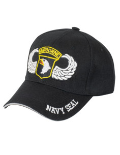 Schwarze Airbone NAVY SEAL Kappe