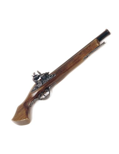 Pistola de pedernal Brescia XVII siglo