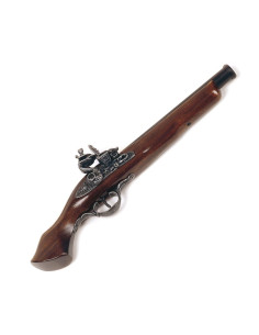 Pistola de pedernal Brescia XVII siglo 39 cm.