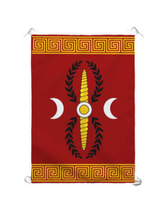 Banner Roman Legion SPQR til interiør og eksteriør (70x100 cm.)