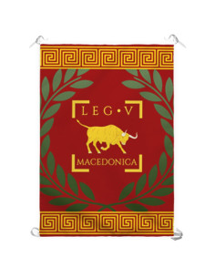 Banier Legio V Romeins Macedonië (70x100 cm)
