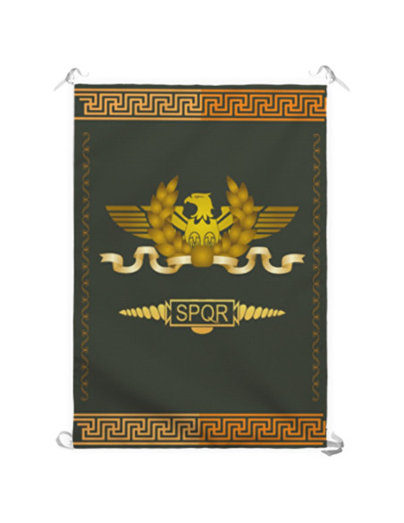 Banner der römischen Legion SPQR...
