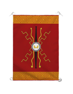 romerske bannerguder. Indvendig og udvendig (70x100 cm.)
