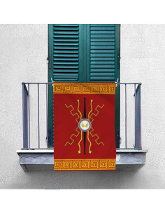 romerske bannerguder. Indvendig og udvendig (70x100 cm.) 2