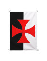 Estandarte Bicolor Cruz Templaria Paté (70x100 cms.)