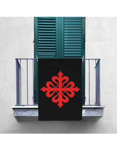 Cross Banner Order of Calatrava (70x100 cm.) 2