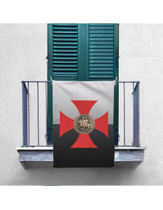Kreuzbanner der Tempelritter (70x100 cm) 2