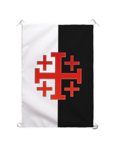 Estandarte con Cruz Orden Santo Sepulcro de Jerusalem (70x100 cms.)