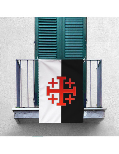 Estandarte con Cruz Orden Santo Sepulcro de Jerusalem (70x100 cms.)