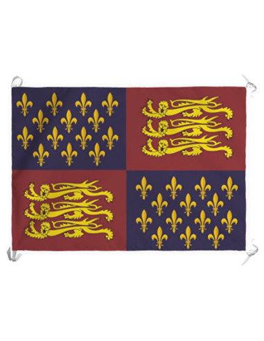 Estandarte Reino de Inglaterra siglos XIV-XV (70x100 cms.)