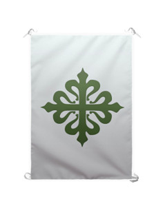 Grünes Kreuzbanner des Calatravo-Ordens (70 x 100 cm)