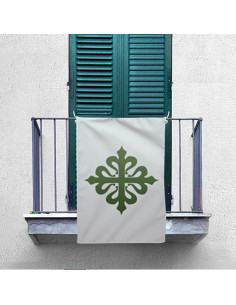 Green Order of Calatravos Cross Banner (70x100 cm.) 2