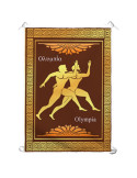 Estandarte Olimpiadas Griegas, Atletismo (70x100 cms.)