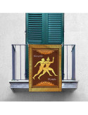 Griechisches Olympia-Banner, Leichtathletik (70x100 cm.)