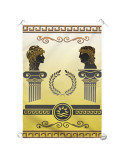 Griechisches Götterbanner (70x100 cm.)