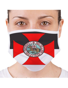 Mascarilla Caballeros Templarios Reutilizable y...