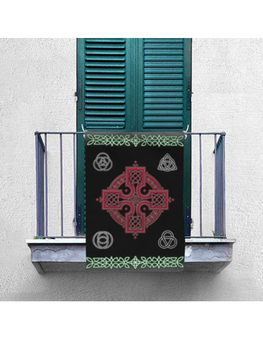 Estandarte Simbología y Cruz Celta (70x100 cms.)