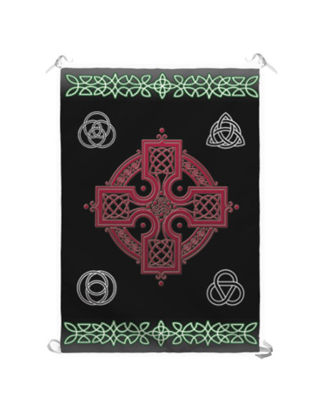 Symbologi og Celtic Cross Banner...