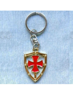 Schlüsselanhänger mit dem Kreuz der Templer