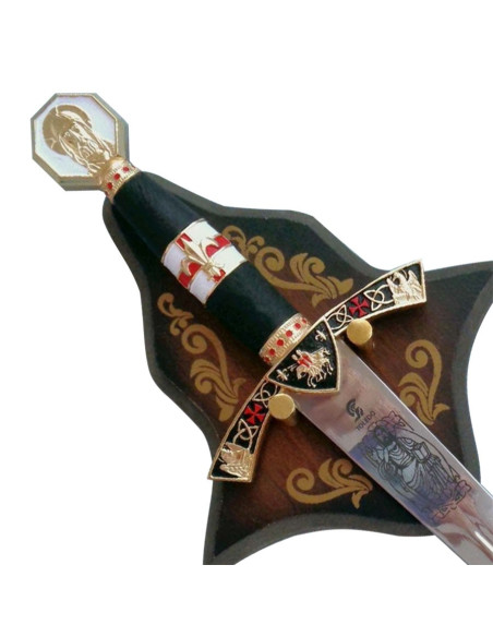 Daga Caballeros Templarios con tabla...