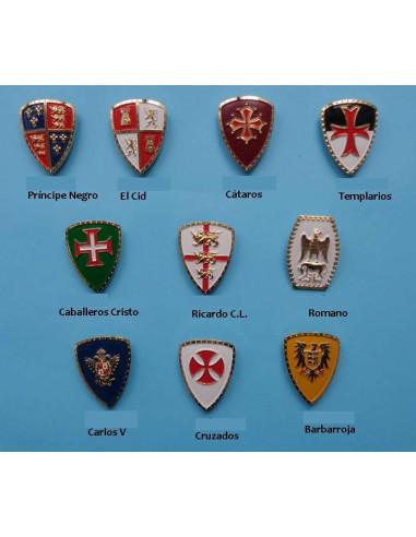 Heraldische Schildmagneet Carlos V, 5 cm.