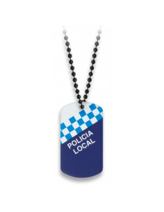 Bord met bolletjesketting Lokale politie, Spanje