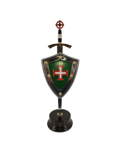 Templar Cross Kick Set, brevåbner med skjold og stativ