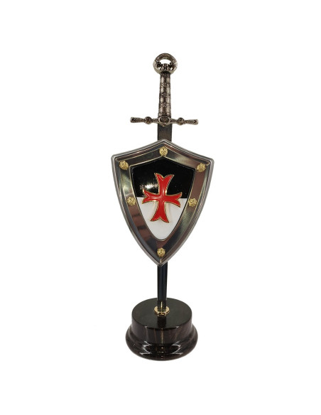 Templar set, briefopener met schild...