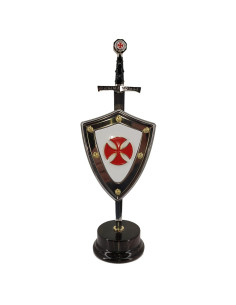 Set Cruzados, abrecartas con escudo y stand