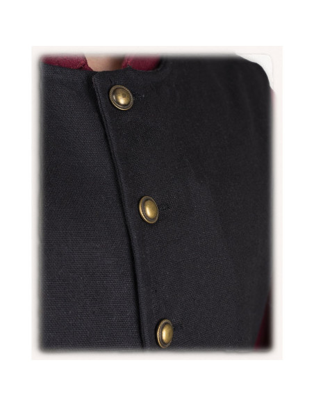 Sort Fletcher piratvest