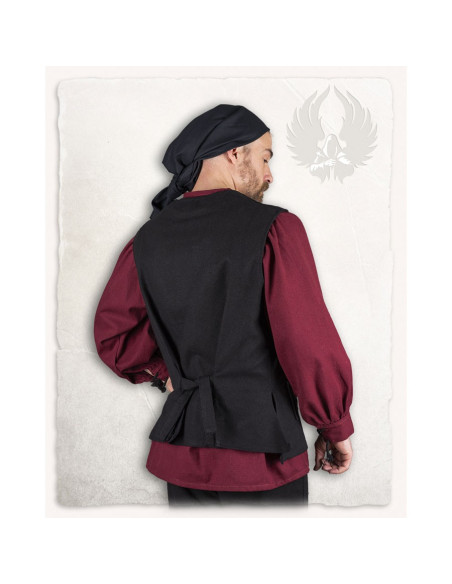 Sort Fletcher piratvest