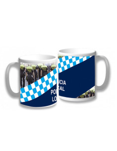 Keramiktasse Lokale Polizei von Spanien
