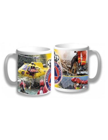 Keramiktasse Zivilschutz von Spanien