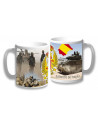 Keramiktasse der spanischen Armee