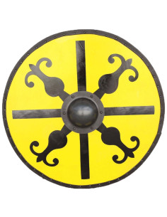 Escudo Medieval Redondo de Windlass madera y acero