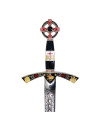Espada Templaria decorada plateada