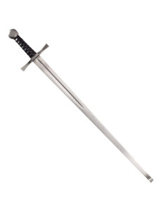 Espada medieval una mano con hoja flexible y punta de seguridad para HEMA