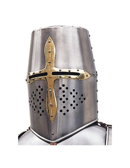 Natürliche Rüstung mit Schild und Speer