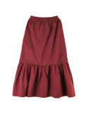 Mittelalterrock oder Petticoat, rote Farbe