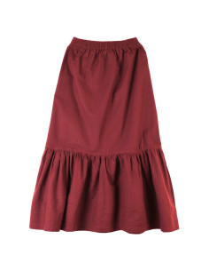 Mittelalterlicher Rock oder Petticoat, rote Farbe