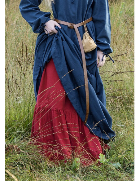 Middeleeuwse rok of petticoat, rode...