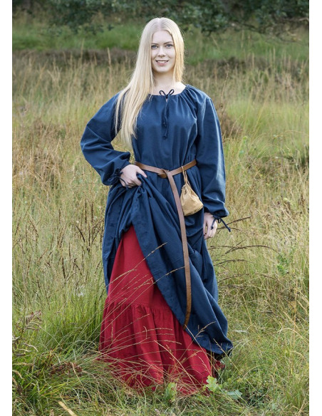 Middeleeuwse rok of petticoat, rode...