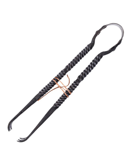 Håndsmedet middelalderlig jerntang