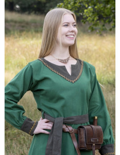 Vikingekjole Jona, grøn 2