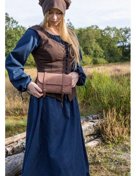 Middelalderlig overdel Tilda model, brun