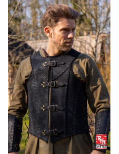 Medieval Leather Warrior Veteran Armor, sort