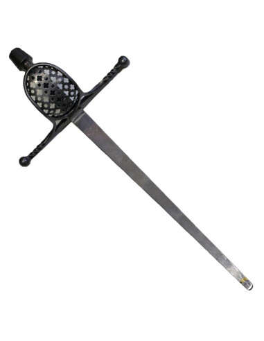 Daga medieval de mano izquierda funcional para HEMA