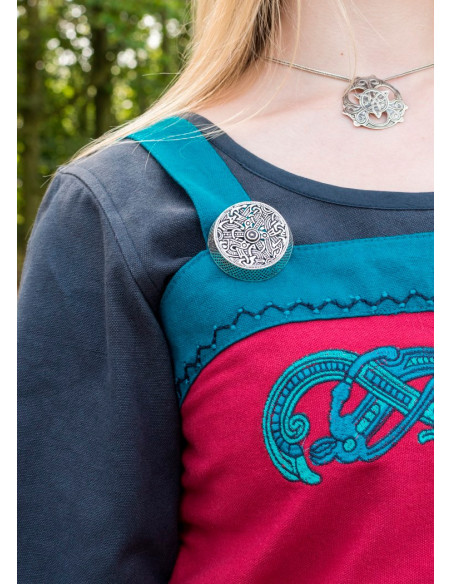 Rotes Wikinger-Hilja-Schürzenkleid...