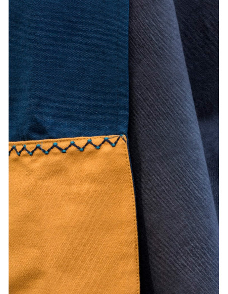 Vestido delantal vikingo azul Hilja...